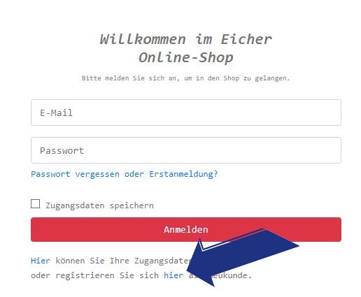 Neukunden Info eicher.de