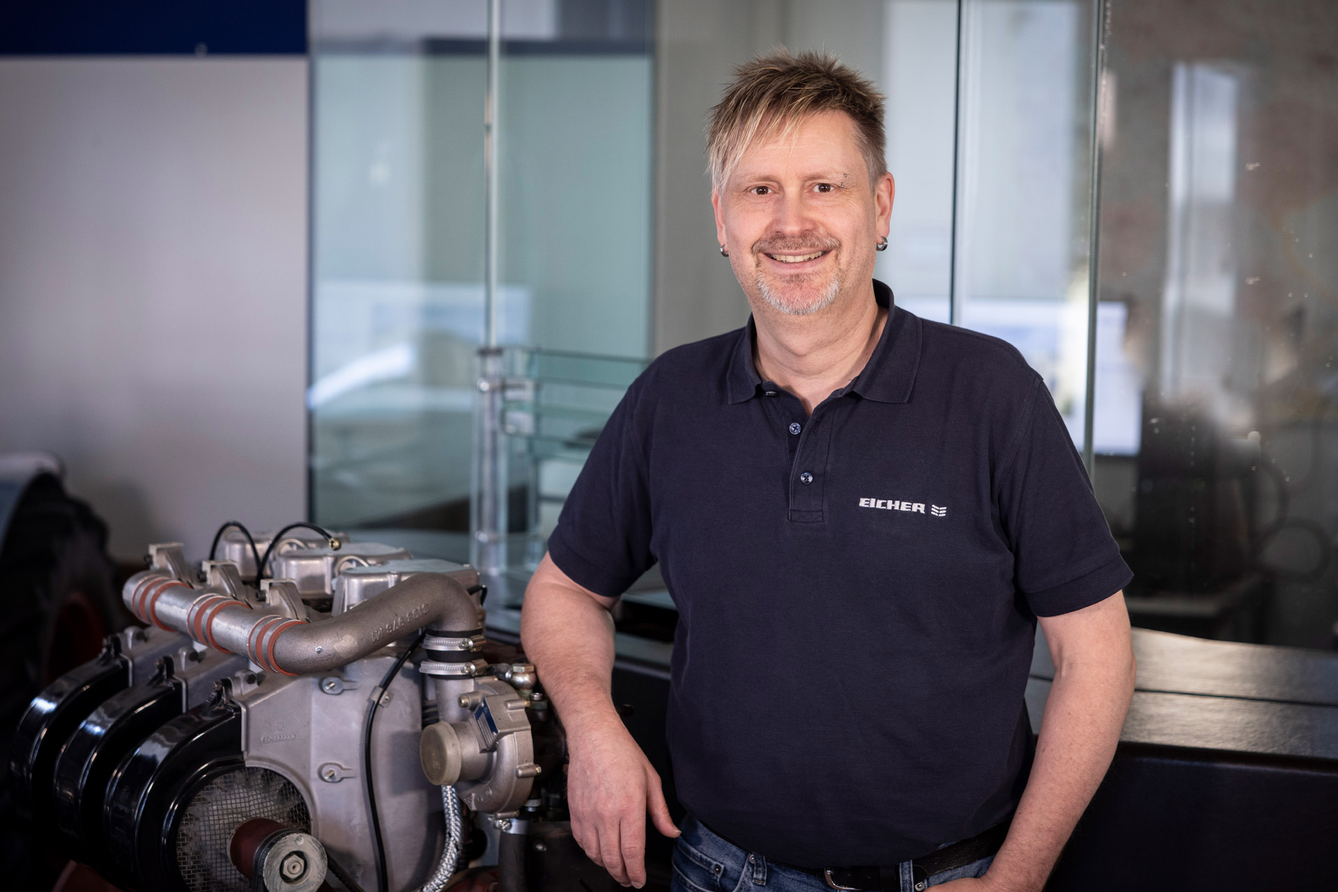 Mitarbeiter der Eicher Vertriebs GmbH Christian Stömmer