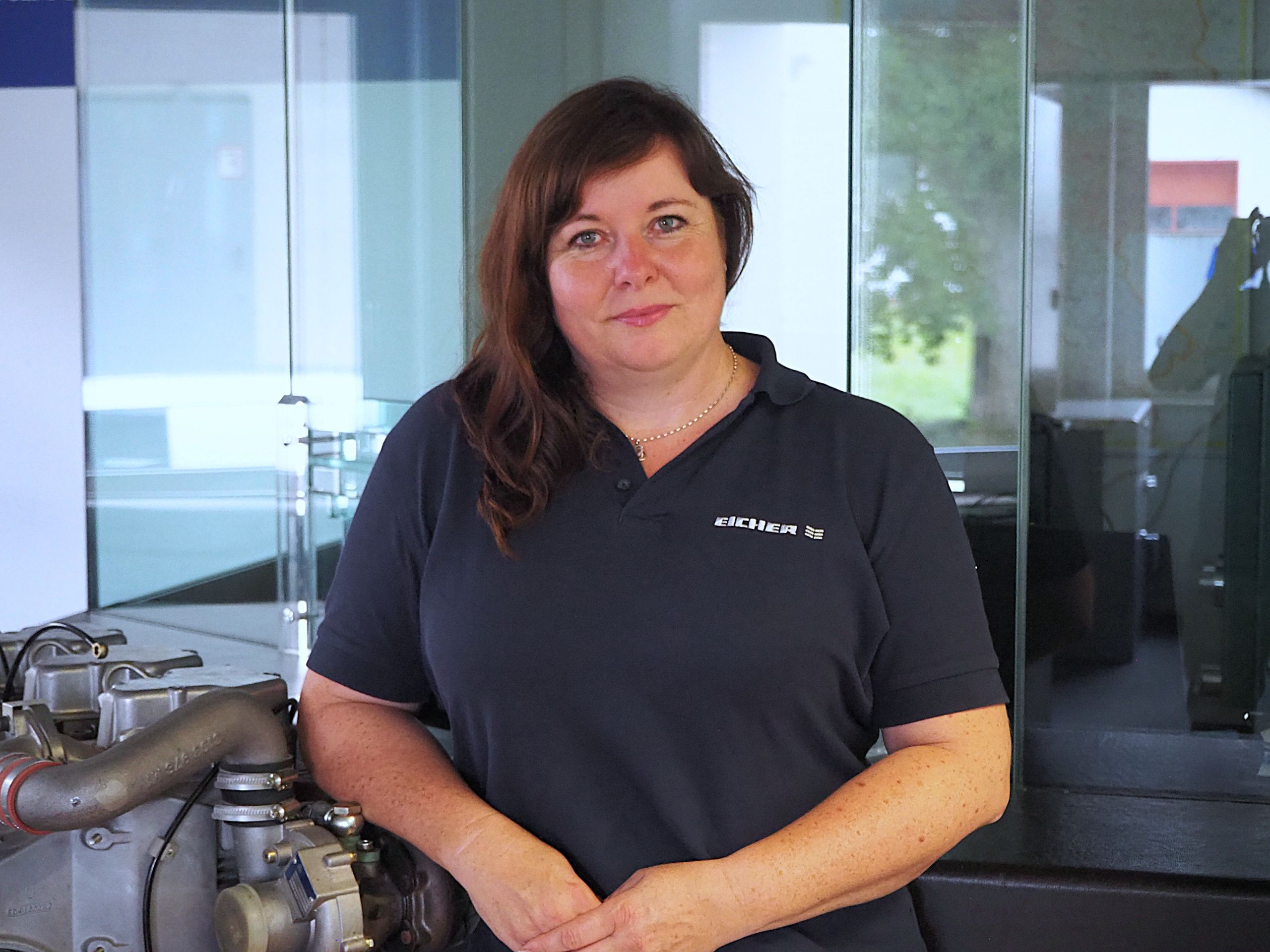 Portrait einer Mitarbeiterin der Eicher Vertriebs GmbH