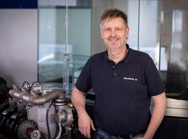 Mitarbeiter der Eicher Vertriebs GmbH Christian Stömmer