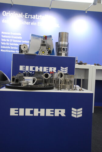 Messestand der Eicher Vertriebs GmbH mit Produkten