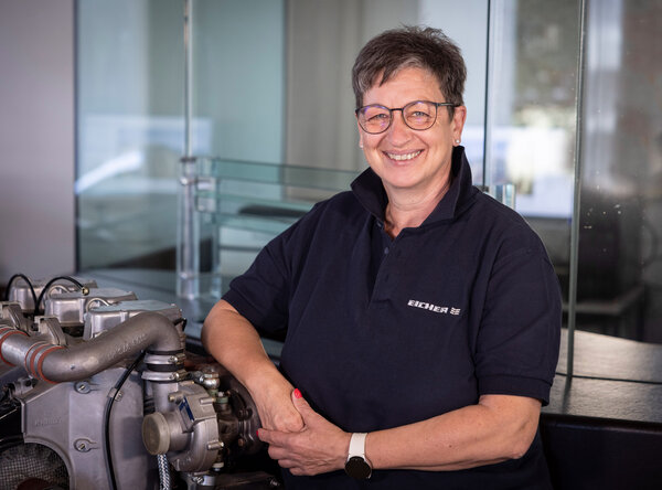 Mitarbeiterin der Eicher Vertriebs GmbH im Bereich Buchhaltung